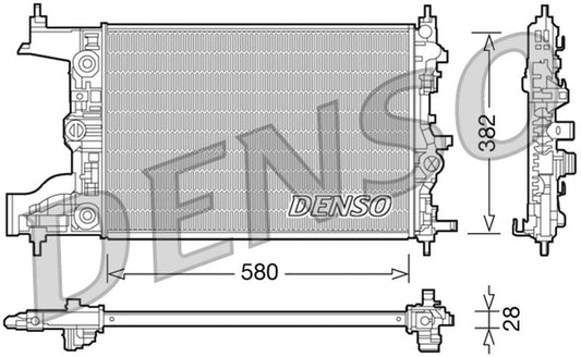 Denso Radiator DRM20097
