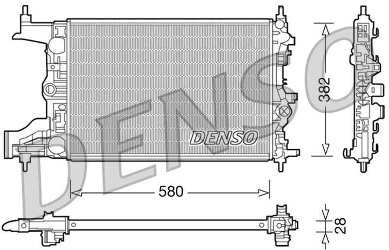 Denso Radiator DRM20098