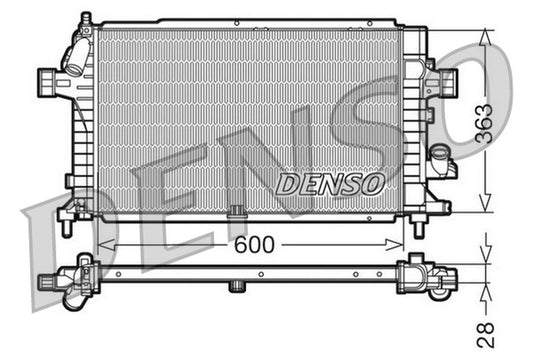 Denso Radiator DRM20100