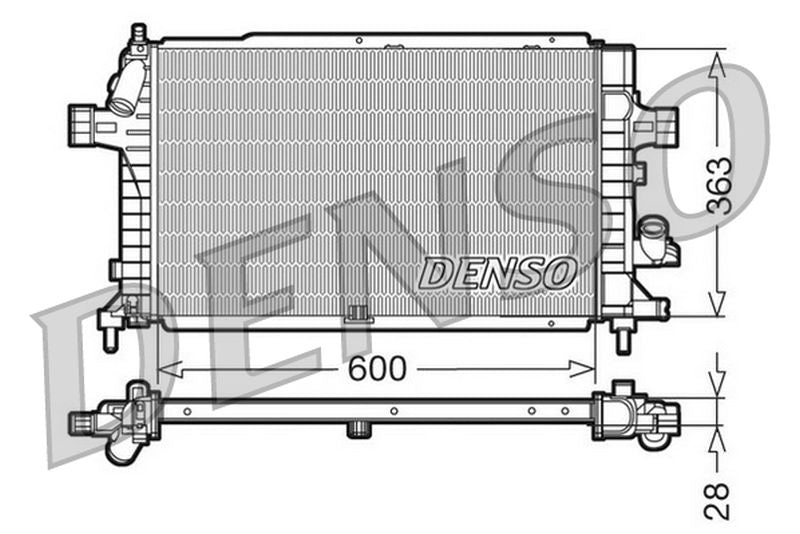 Denso Radiator DRM20102