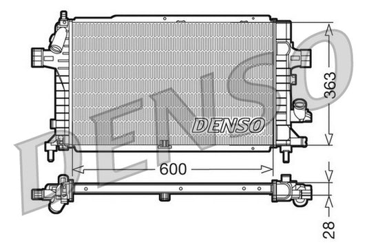 Denso Radiator DRM20102