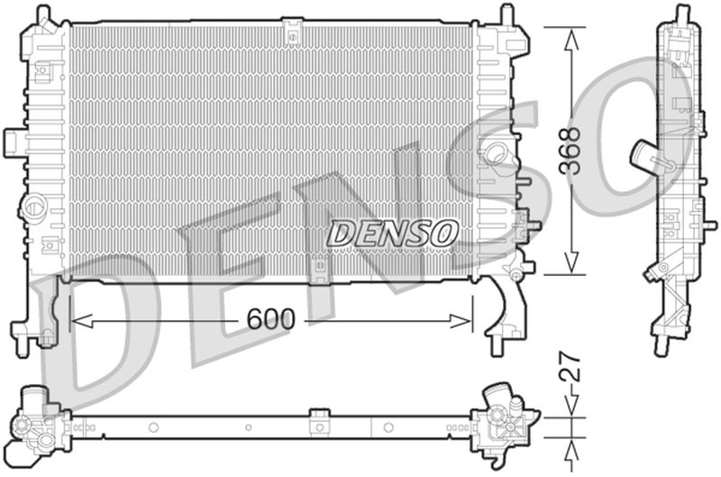 Denso Radiator DRM20106