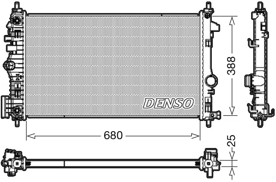Denso Radiator DRM20108