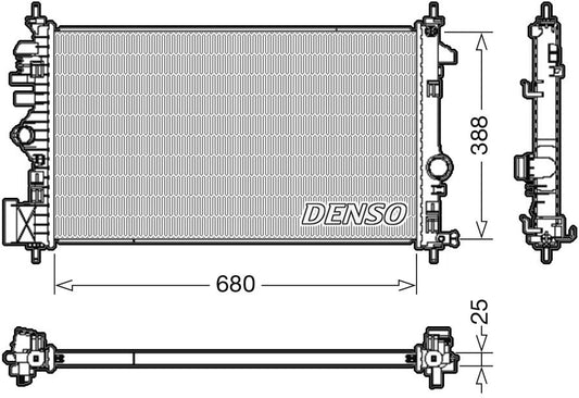 Denso Radiator DRM20109