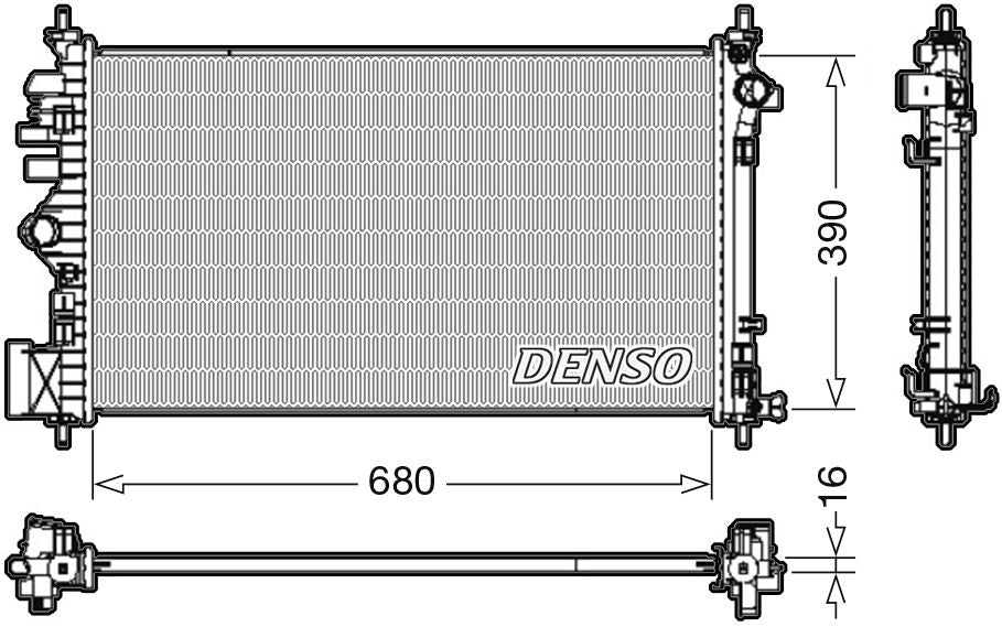 Denso Radiator DRM20111