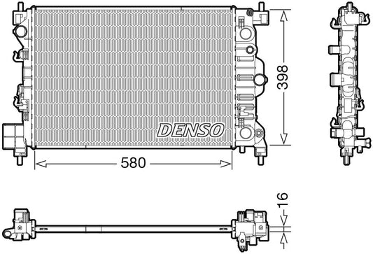 Denso Radiator DRM20117