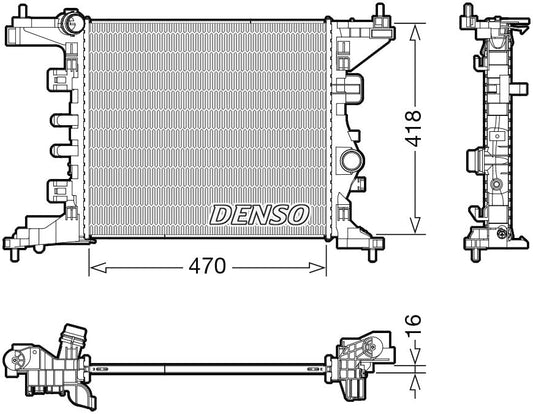 Denso Radiator DRM20121