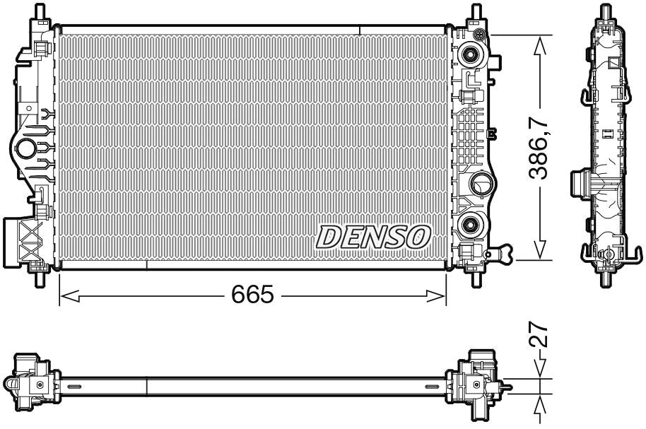 Denso Radiator DRM20126
