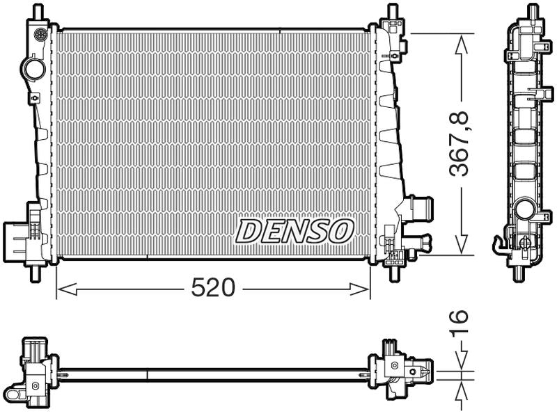 Denso Radiator DRM20127