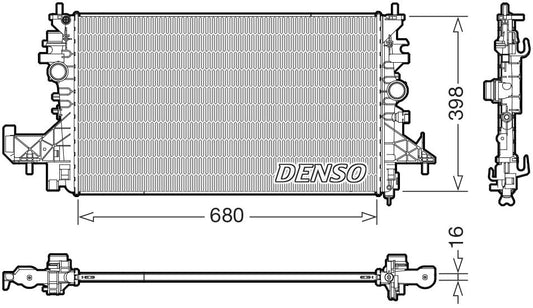 Denso Radiator DRM20128