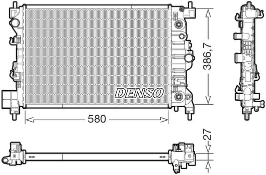Denso Radiator DRM20131