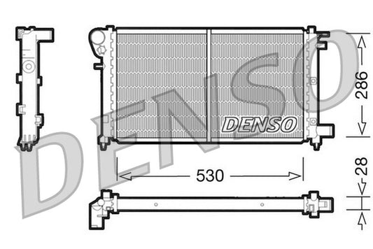 Denso Radiator DRM21002