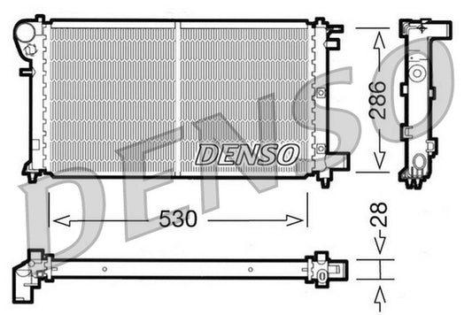 Denso Radiator DRM21004