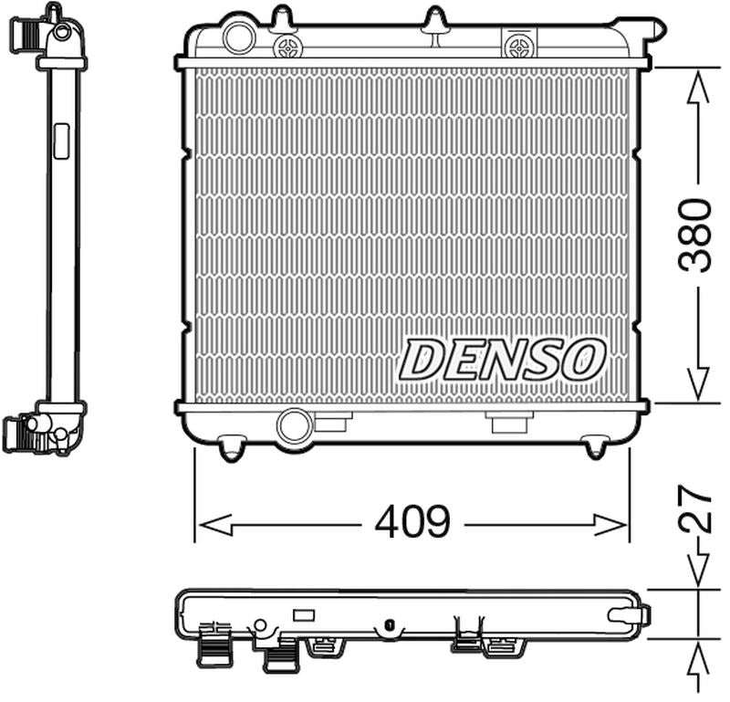 Denso Radiator DRM21024