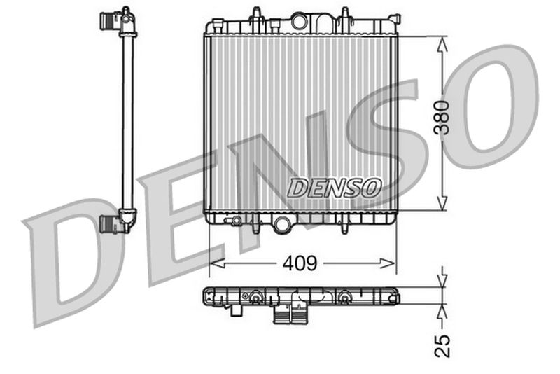 Denso Radiator DRM21025