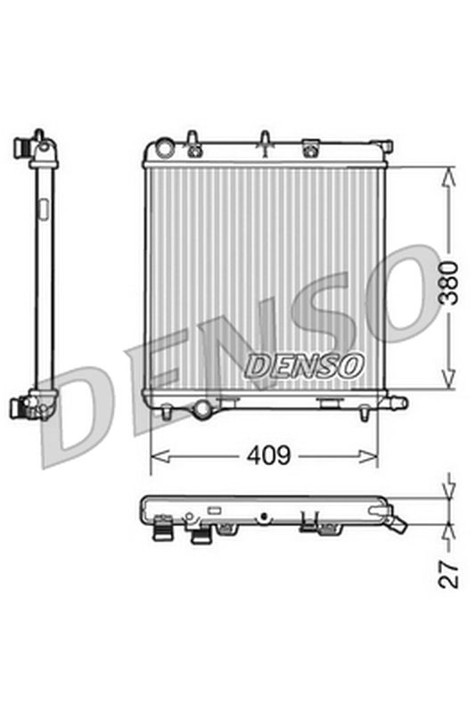 Denso Radiator DRM21026