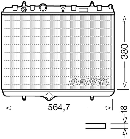 Denso Radiator DRM21055