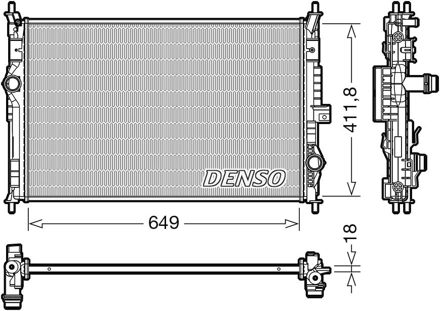 Denso Radiator DRM21103