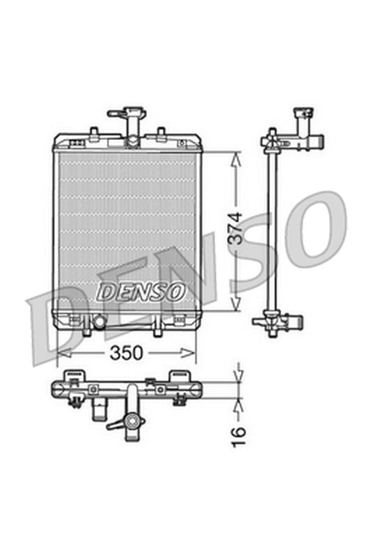 Denso Radiator DRM21602