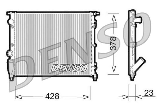 Denso Radiator DRM23001