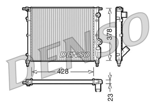 Denso Radiator DRM23004