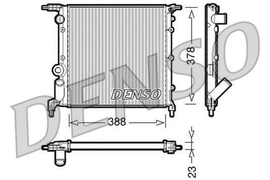 Denso Radiator DRM23006