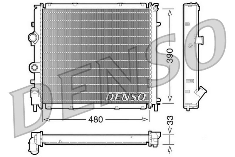 Denso Radiator DRM23011