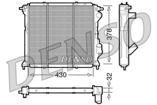 Denso Radiator DRM23027