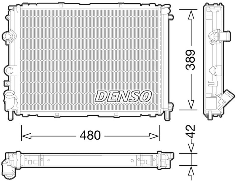 Denso Radiator DRM23033