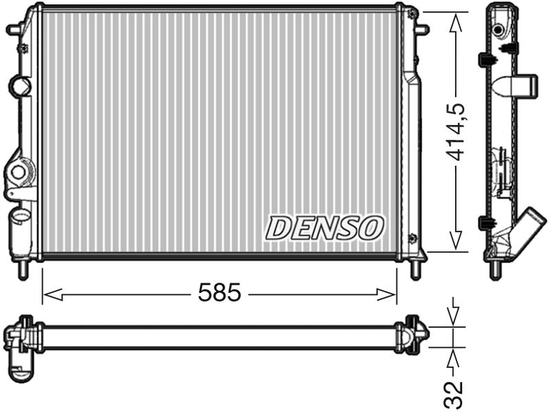 Denso Radiator DRM23034