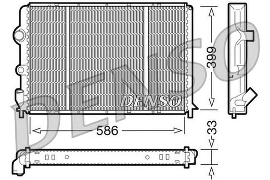Denso Radiator DRM23050