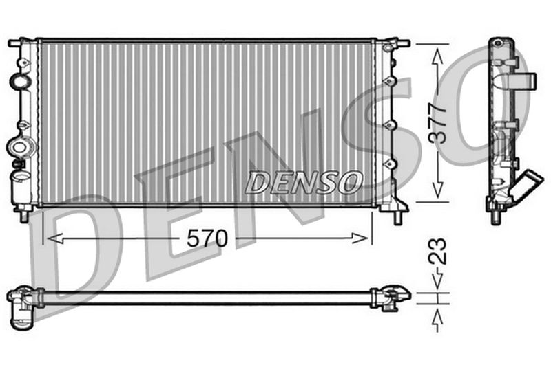 Denso Radiator DRM23054