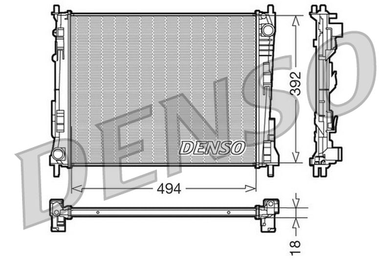 Denso Radiator DRM23078