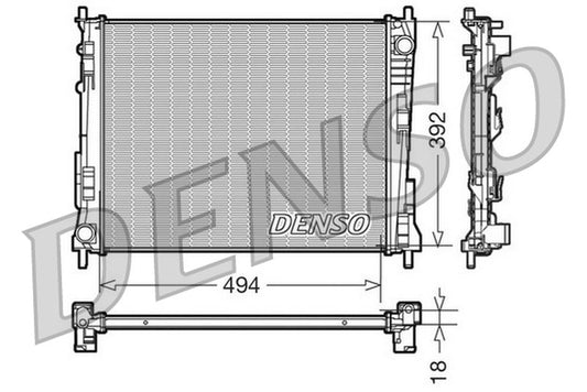 Denso Radiator DRM23079