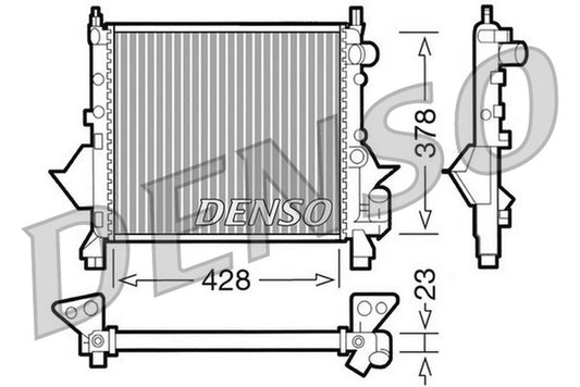 Denso Radiator DRM23080