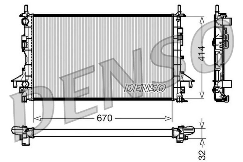 Denso Radiator DRM23084