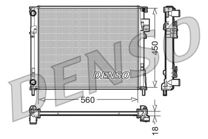 Denso Radiator DRM23095