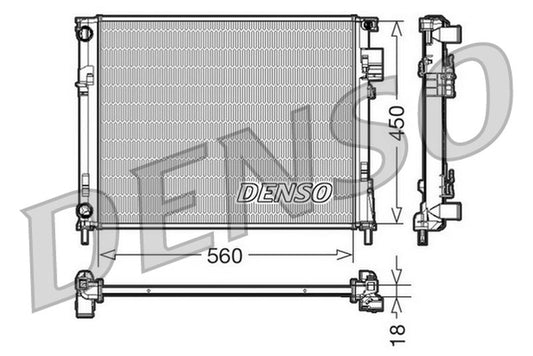 Denso Radiator DRM23095