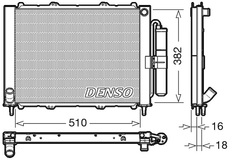 Denso Radiator DRM23103