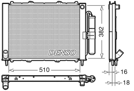 Denso Radiator DRM23103