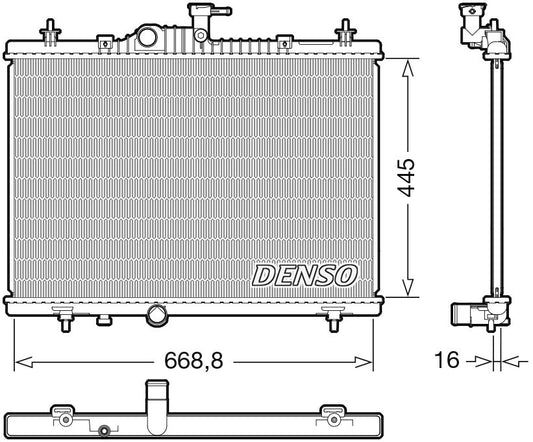 Denso Radiator DRM23118
