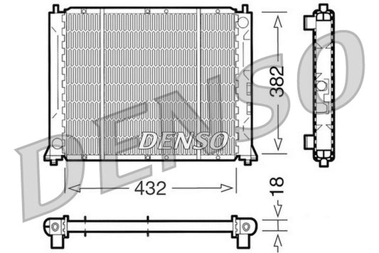 Denso Radiator DRM24004