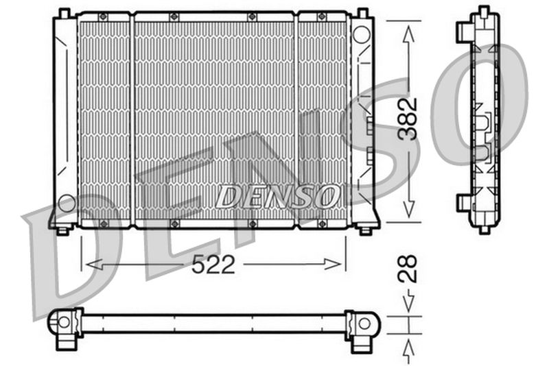 Denso Radiator DRM24012