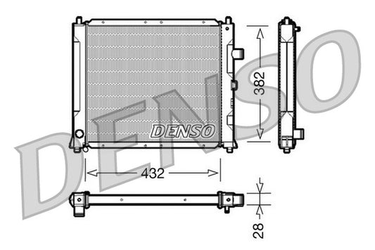 Denso Radiator DRM24013
