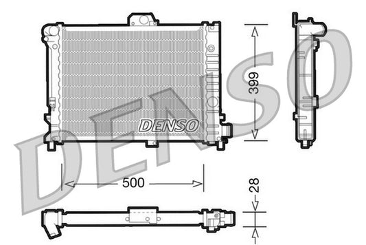 Denso Radiator DRM25005