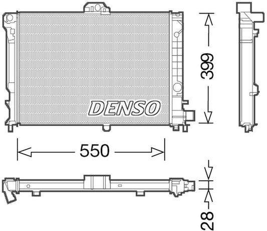 Denso Radiator DRM25010