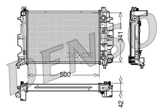 Denso Radiator DRM25012