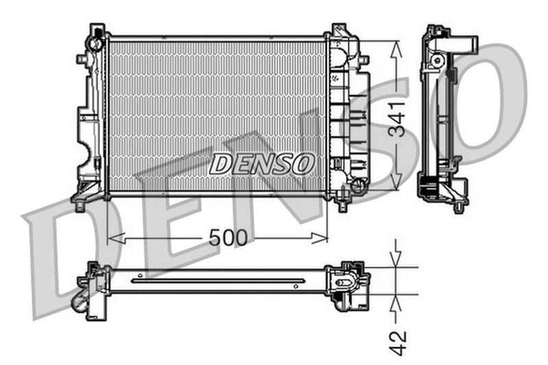 Denso Radiator DRM25014