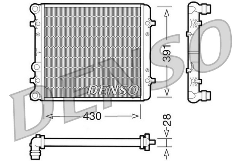 Denso Radiator DRM32002