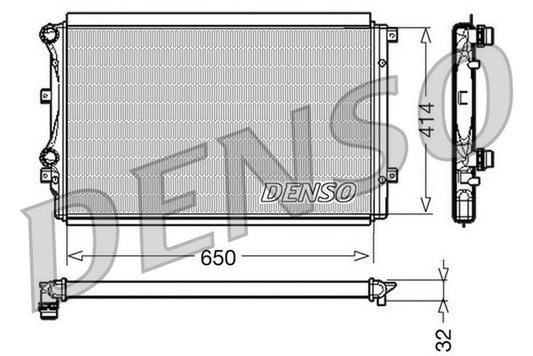 Denso Radiator DRM32015
